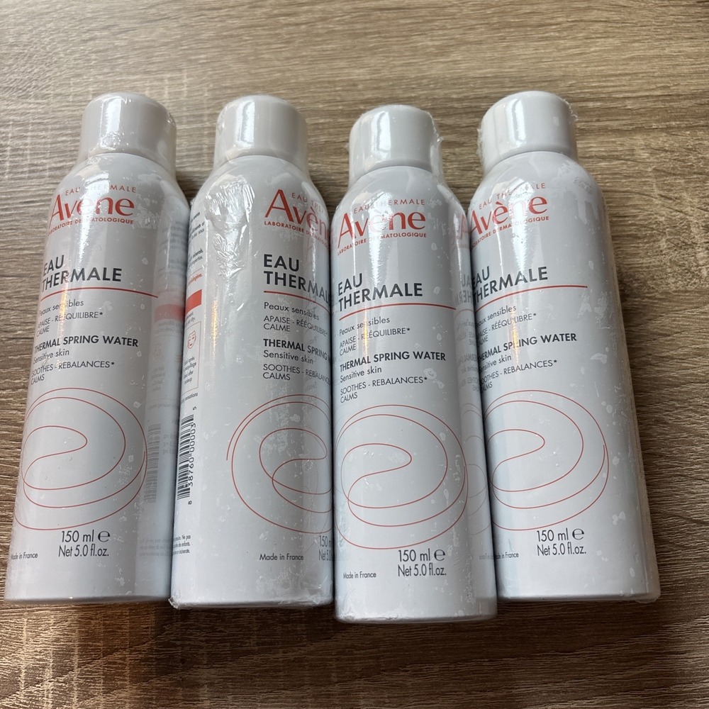 LOT OF 4 Avène Thermal Spring Water 5.0 fl oz ea ~ Sealed